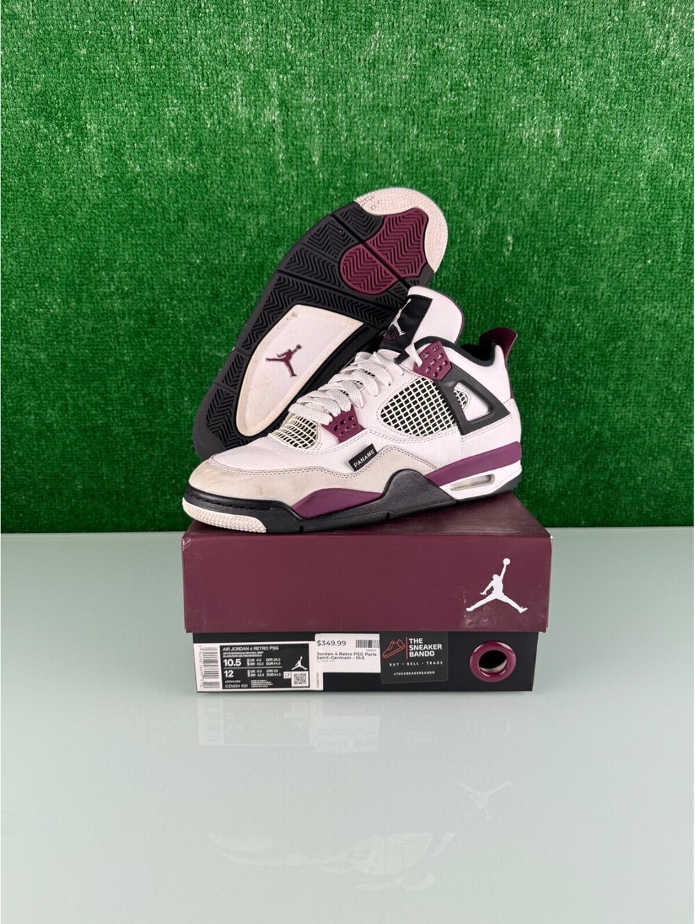 Size 10.5 - Jordan 4 Retro x Paris Saint-Germain Bordeaux